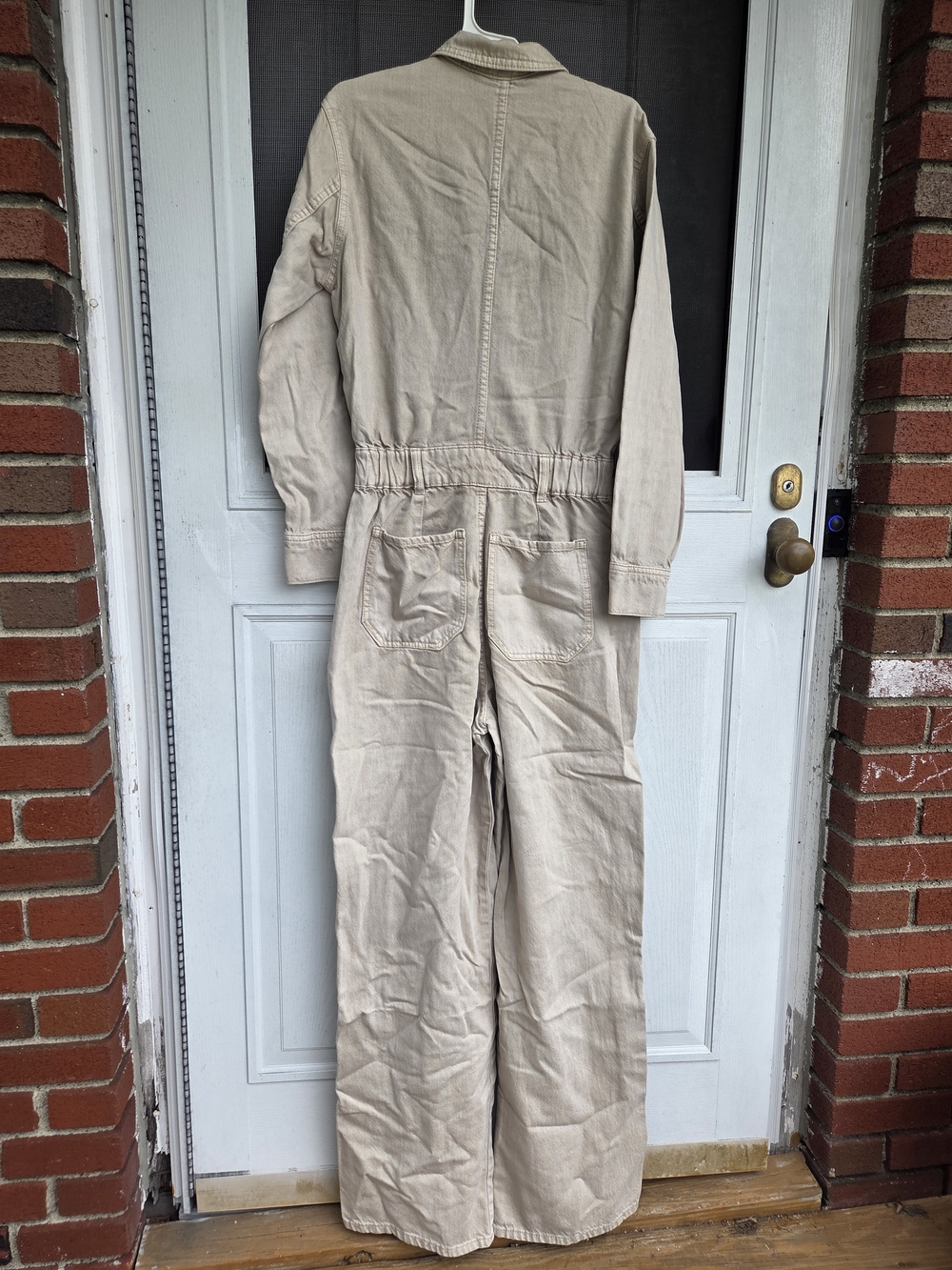 Universal Thread Women’s Ecru Utility Jumpsuit Size 2 - Picture 4 of 6